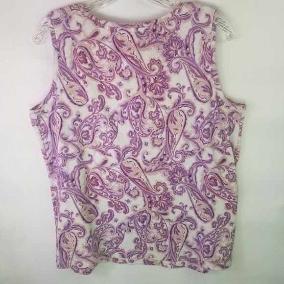 Croft and BARROW Classic Tank Top. Size L. - Picture 2 of 5